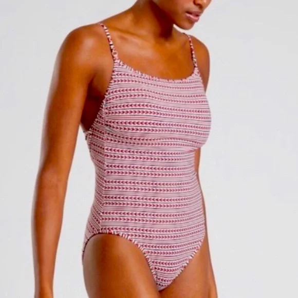 Athleta Red White and Blue One piece Swimsuit - Picture 1 of 4